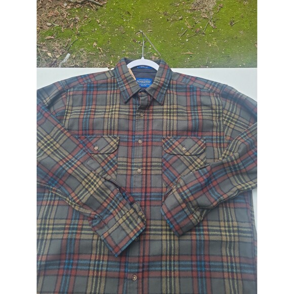 Vintage Pendleton Wool flannel Field Shirt - Picture 4 of 11